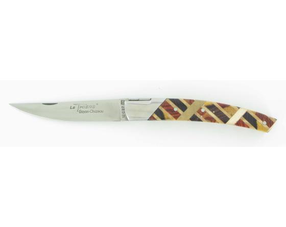 Le Thiers Pirou 10 cm Marqueterie Couteau de poche Le Thiers par Goyon Chazeau