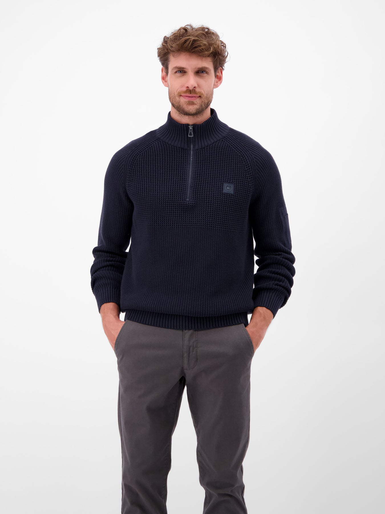 Herren Stricktroyer, grob gerippt
