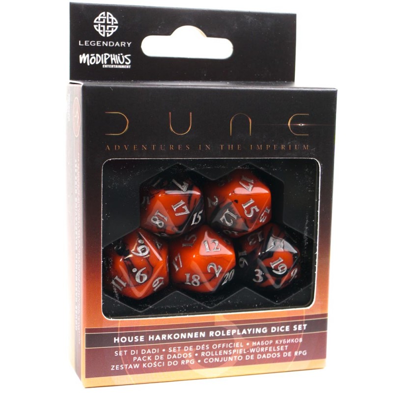 Dune - Dice set - Harkonnen