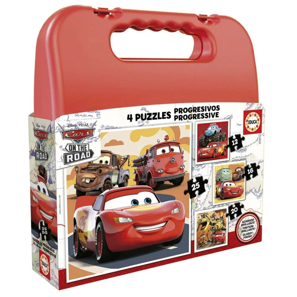 Køb Educa Puslespil 12-16-20-25 Cars