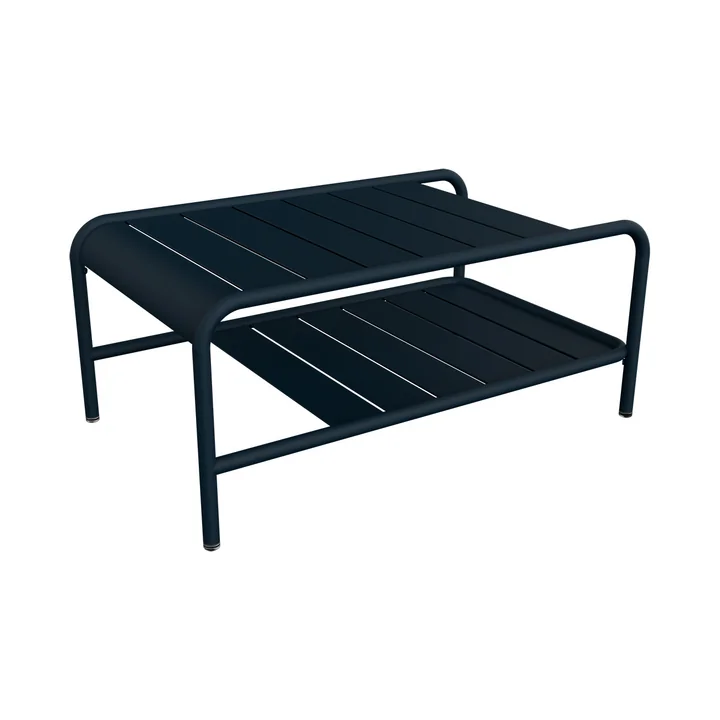 Fermob - Luxembourg niedriger Tisch, 90 x 55 cm, abyssblau