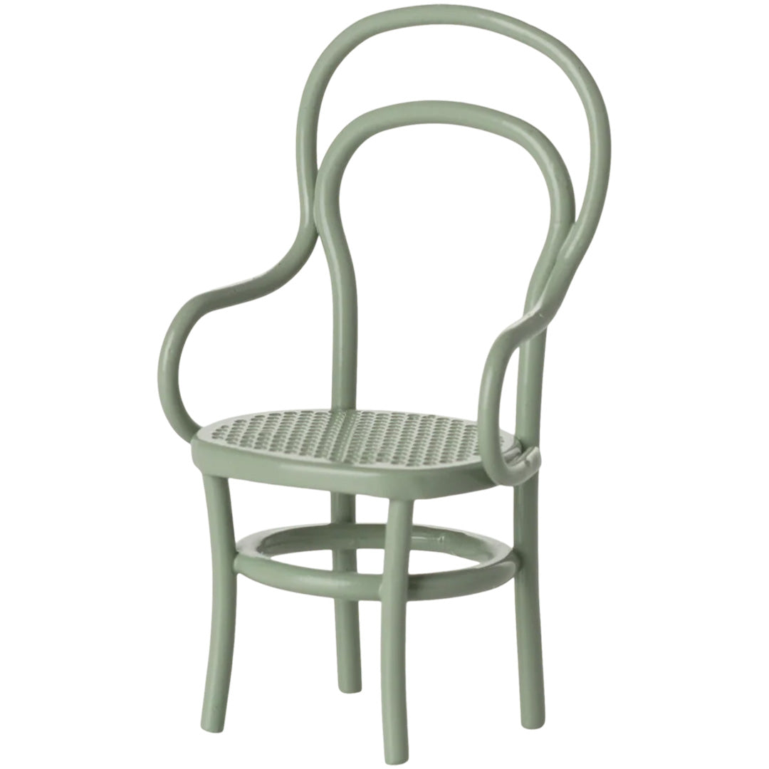 maileg poppenhuis eettafelstoel - mint - 8,5 cm