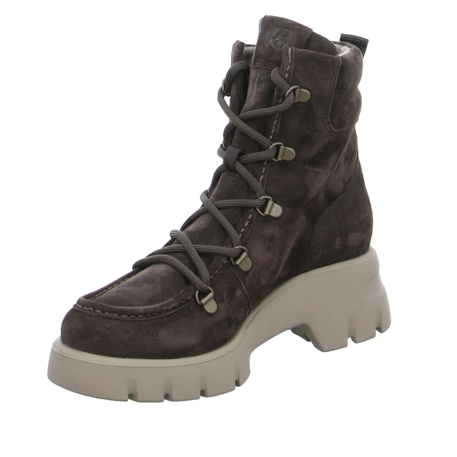PAUL GREEN Boot Braun Leder