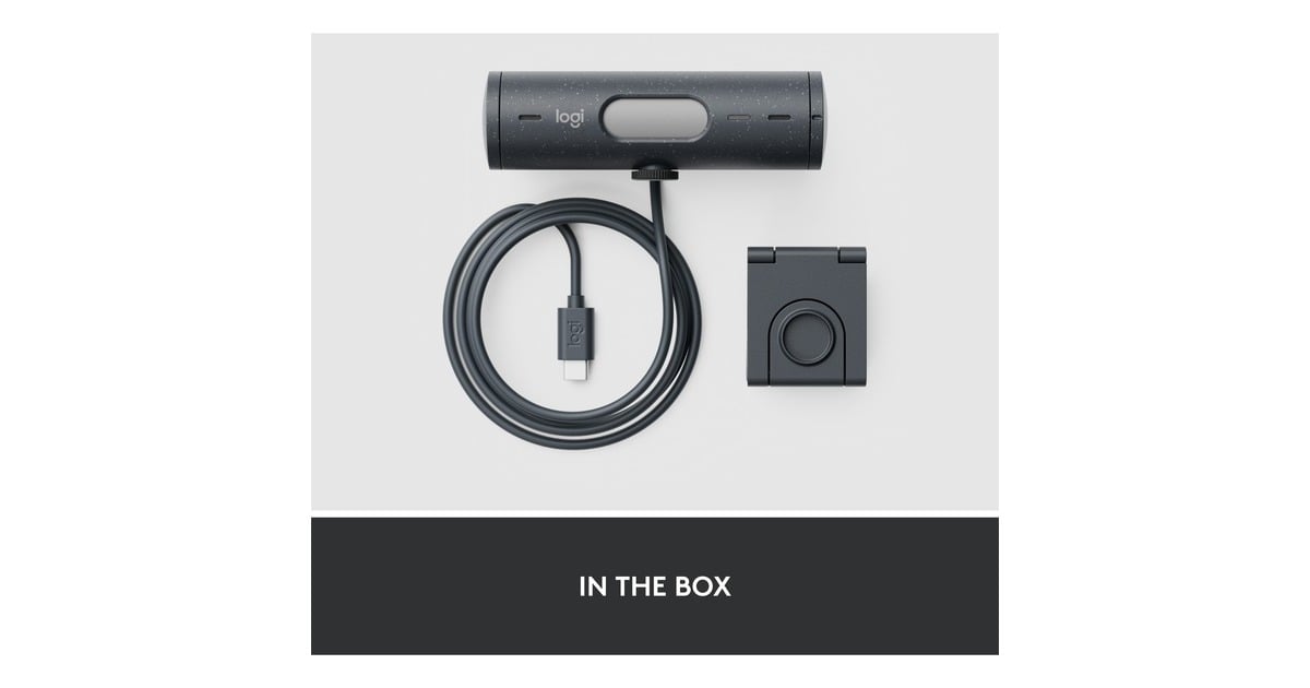 LogitechBrio 500 Full HD Webcam  (Zwart, 1080p/30fps, 720p/60fps)