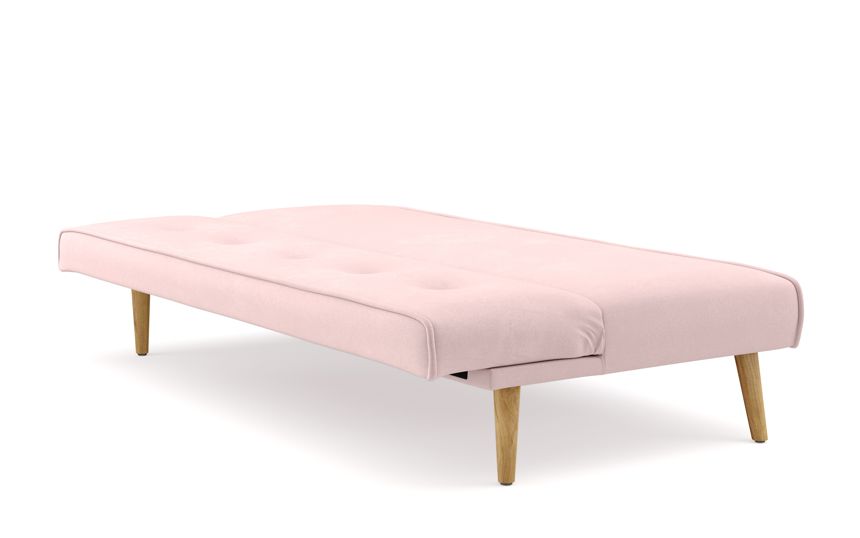 Schlafsofa Samt LEA rosa