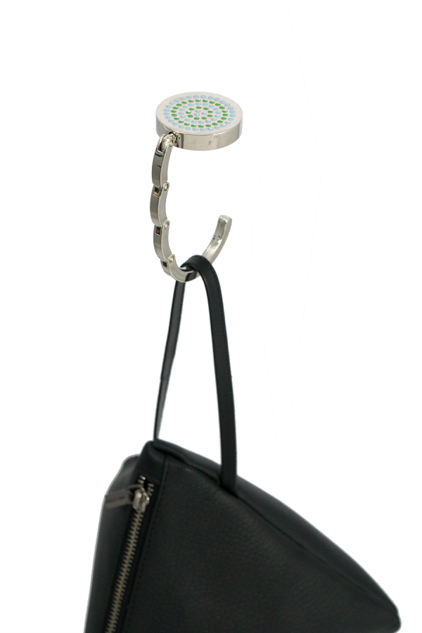 Bag holder metallic