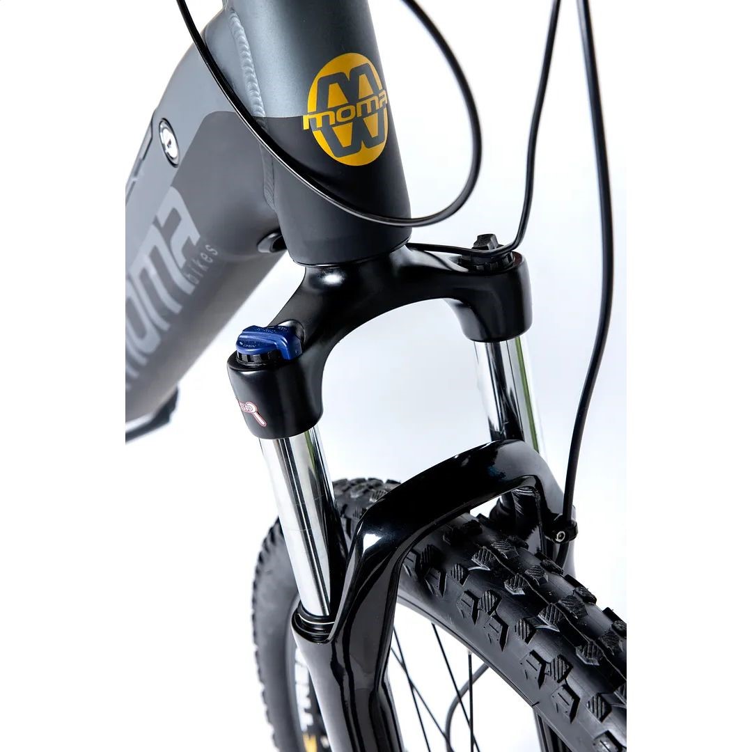 Moma Bikes E-MTB Pro Full Suspension Central Motor | Diamond