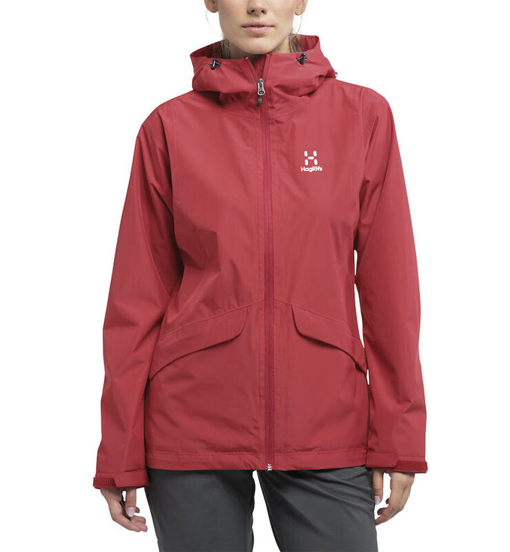 Haglofs Husk regnjakke Rød