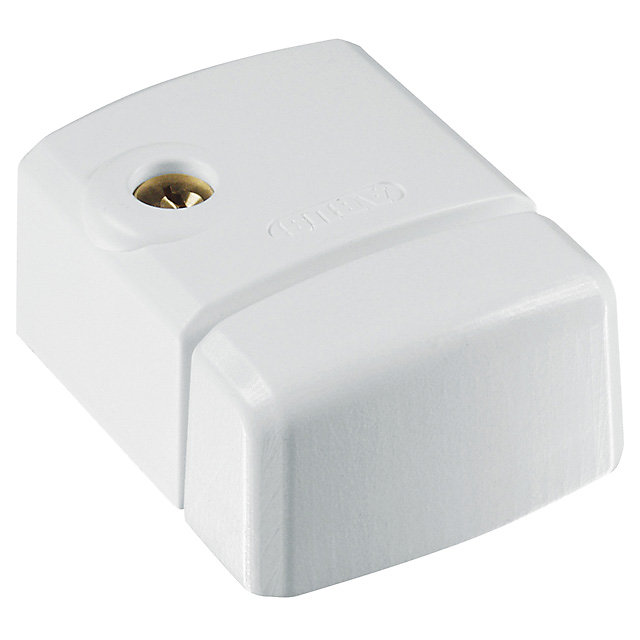 Verrou de fenêtre Abus blanc avec gâche