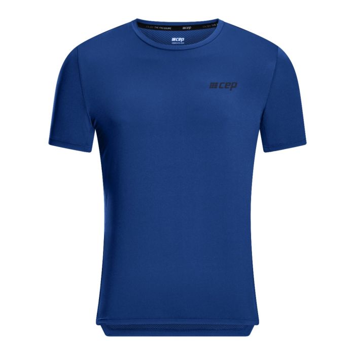 CEP Herre T-shirts The Run Shirt Round Neck Short Sleeve Blå