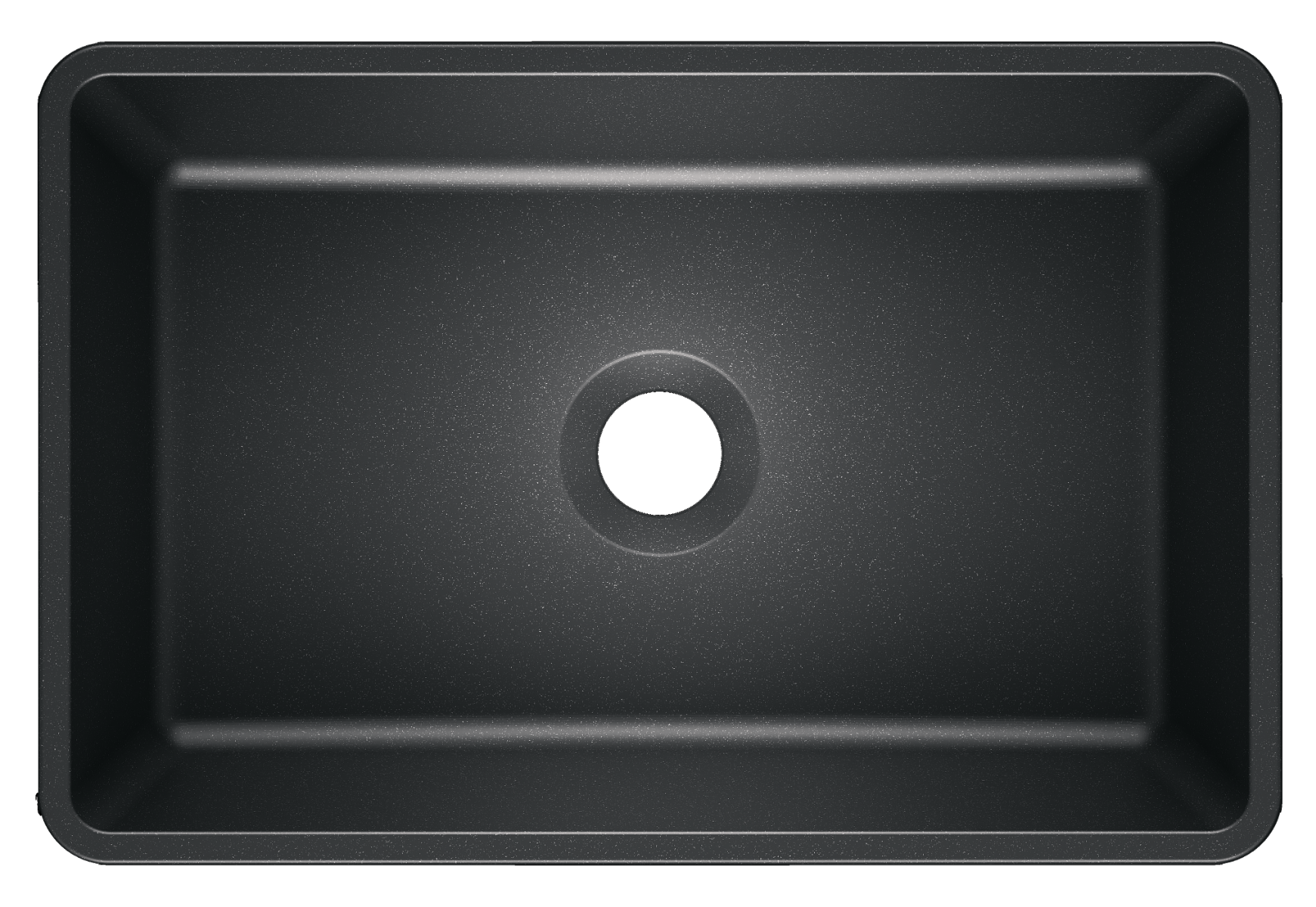 Kerra Rava wastafel 45x30x12cm zwart