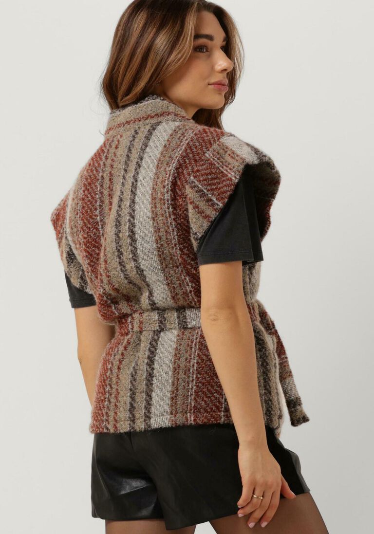 MKT STUDIO bruine mkt studio gilet vabby
