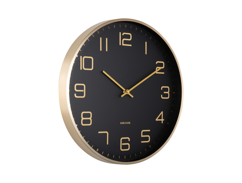 Wall Clock Elegance Glow KA5973BK Black