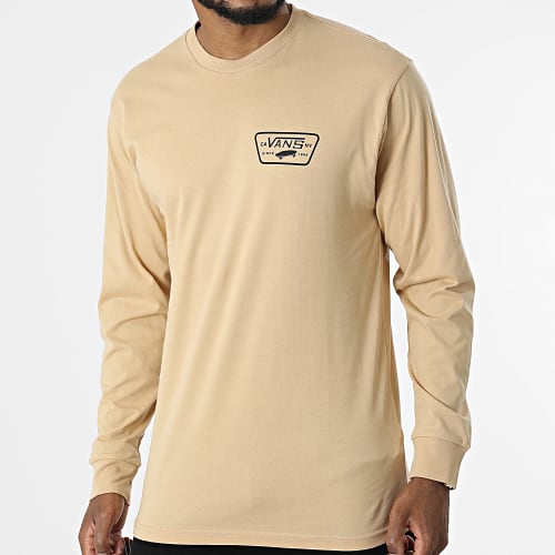 Tee Shirt Manches Longues Full Patch Back A2XCM Sable