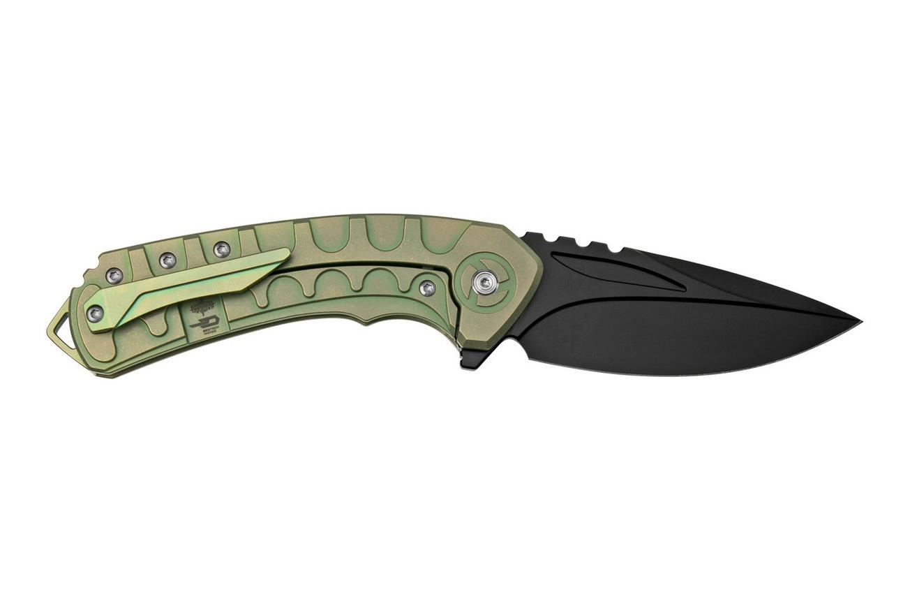 Bestech Buwaya BT2203D Black/Green Titanium, zakmes