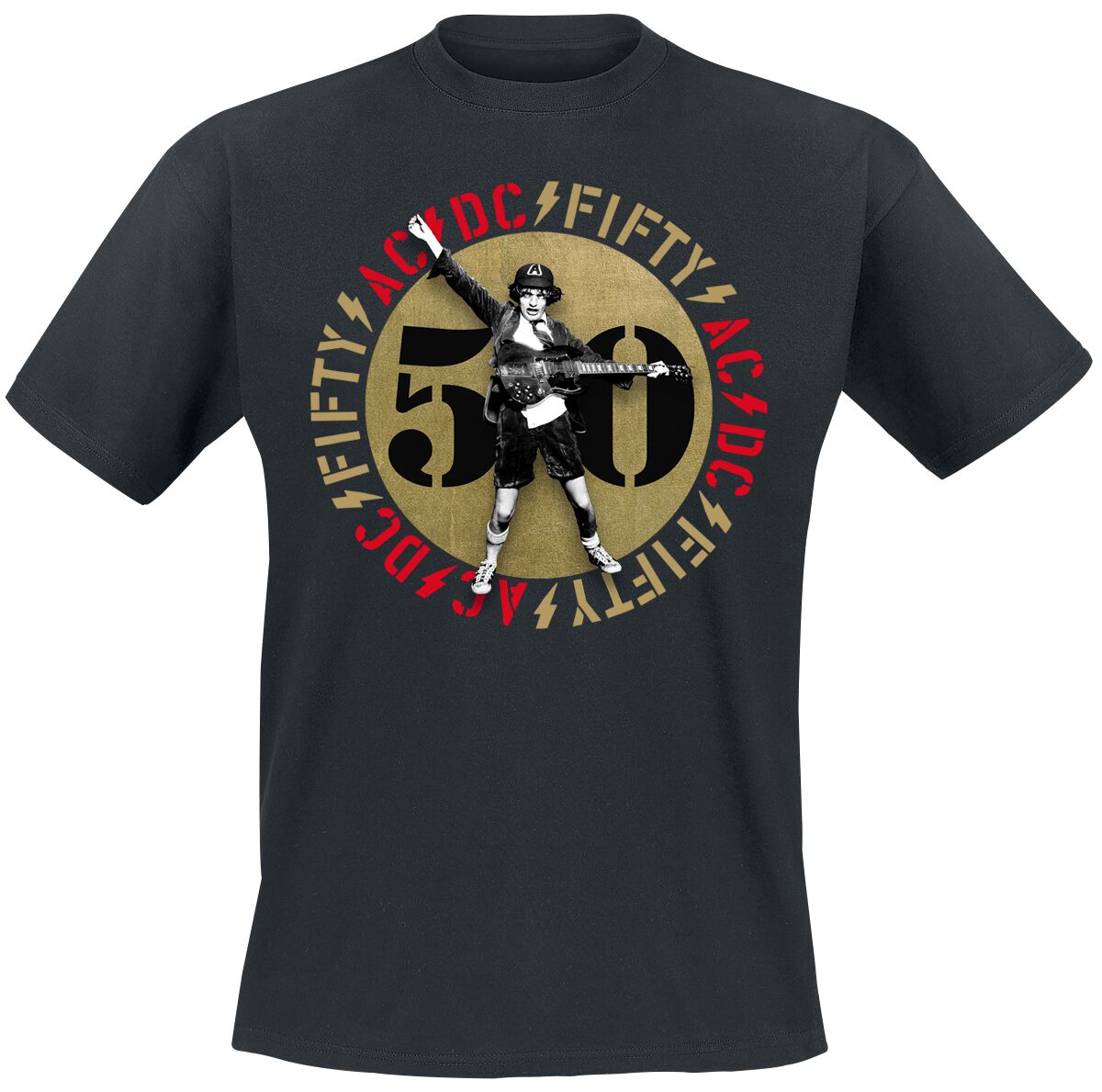 Fifty Angus Emblem | AC/DC T-Shirt Manches courtes