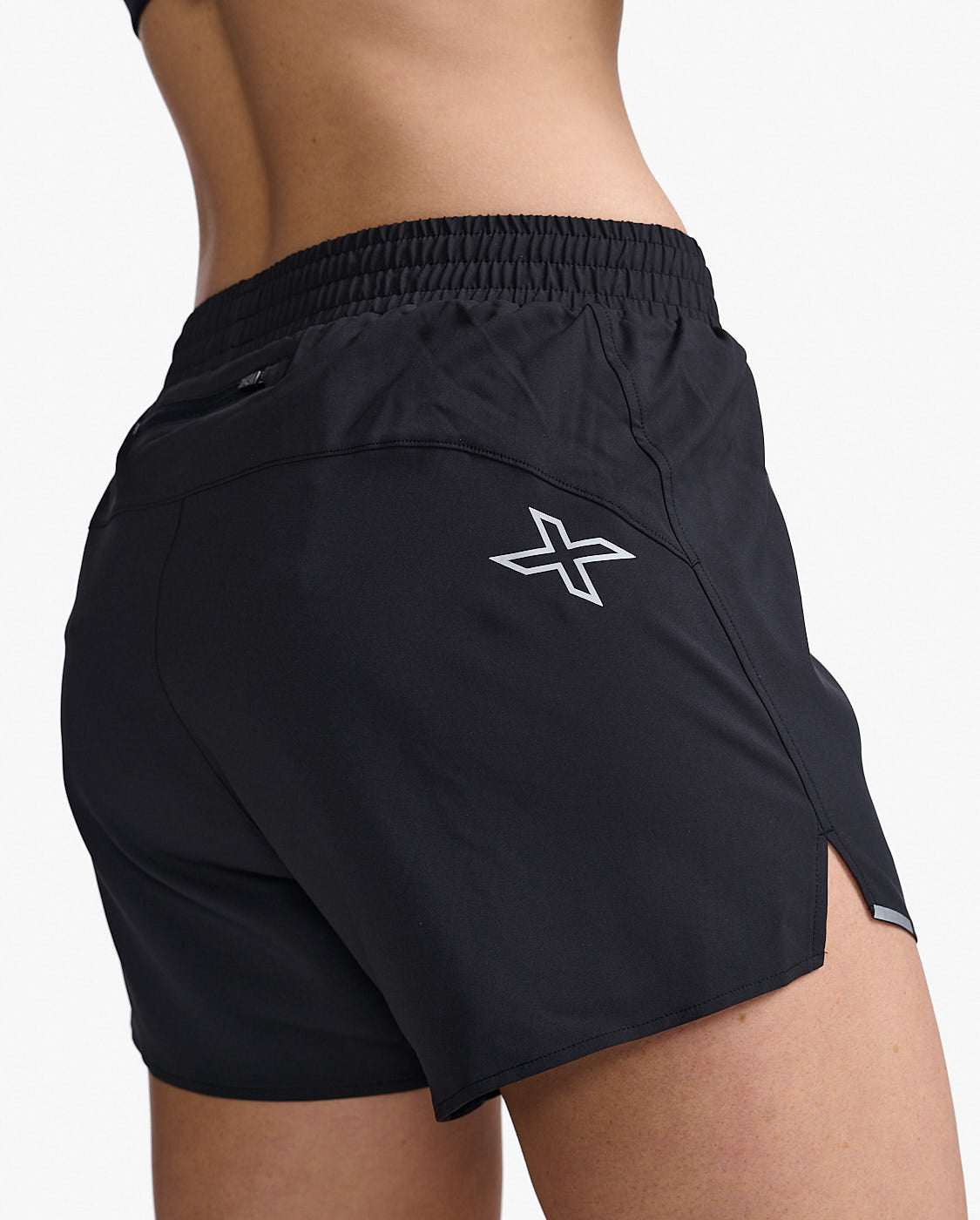 2XU Aero 5 Inch Shorts Black\Silver Reflective