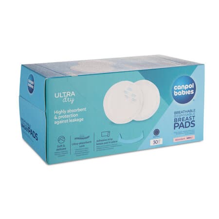 CANPOL BABIES disposable breats pads, 30 psc., 1/653