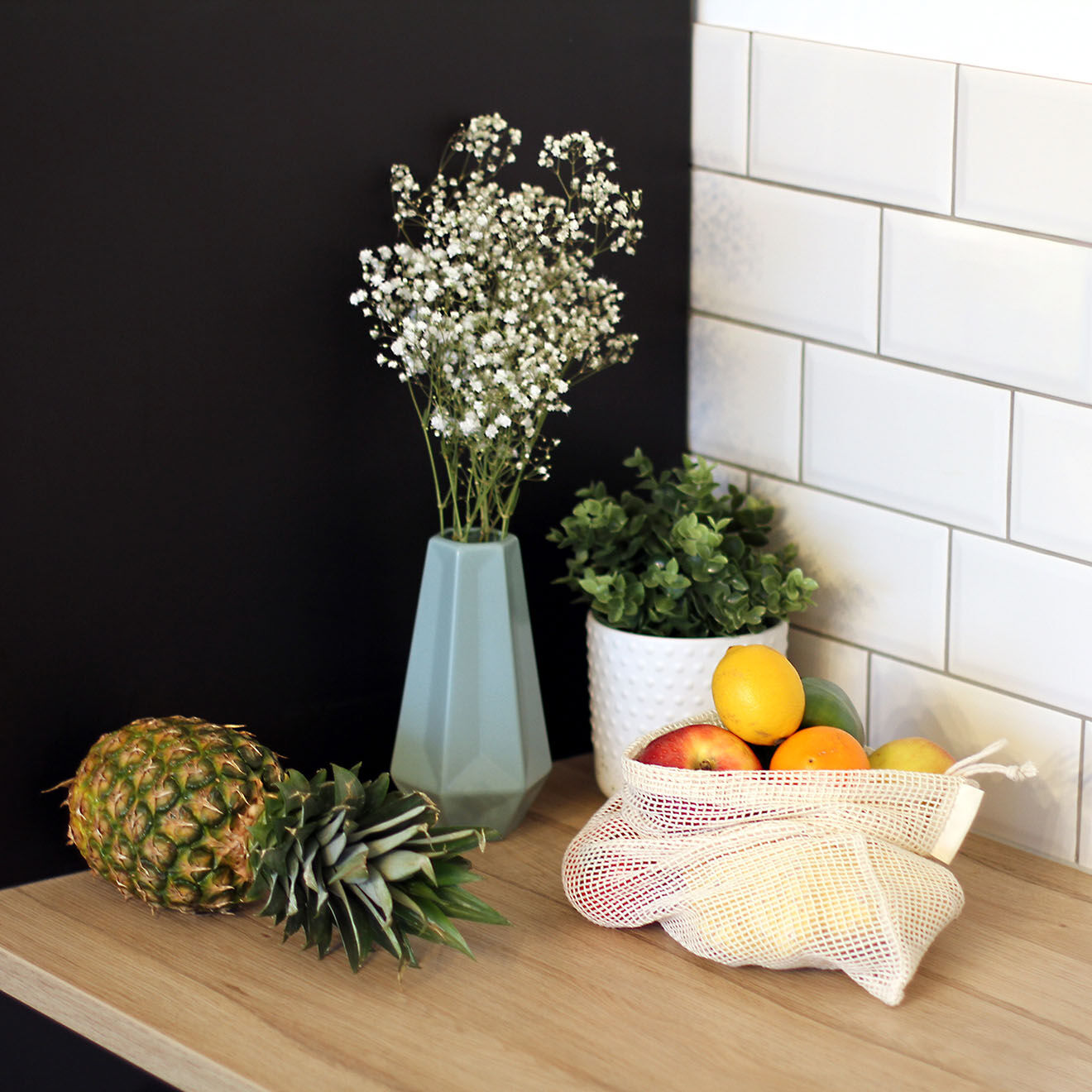Livoo Set de 3 filets pour fruits et légumes écrus