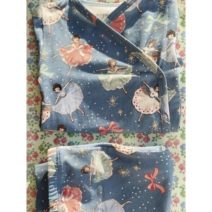 Konges Sløjd BASIC NEWBORN SET GOTS Snow bow ballerina