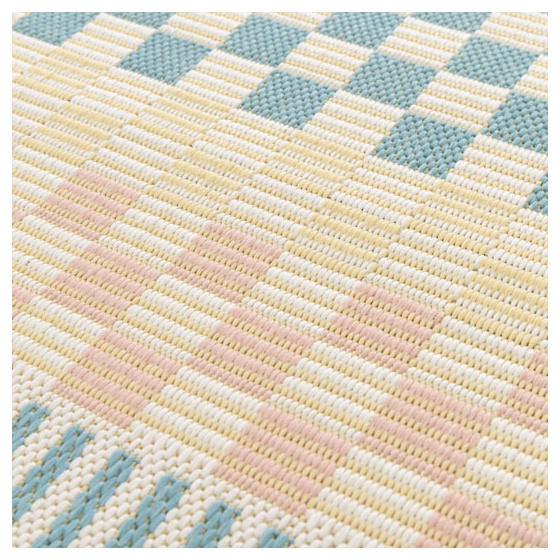 Tapis d'intérieur ou d'extérieur - aglaé - pastel multicolore - 120 x 170 cm