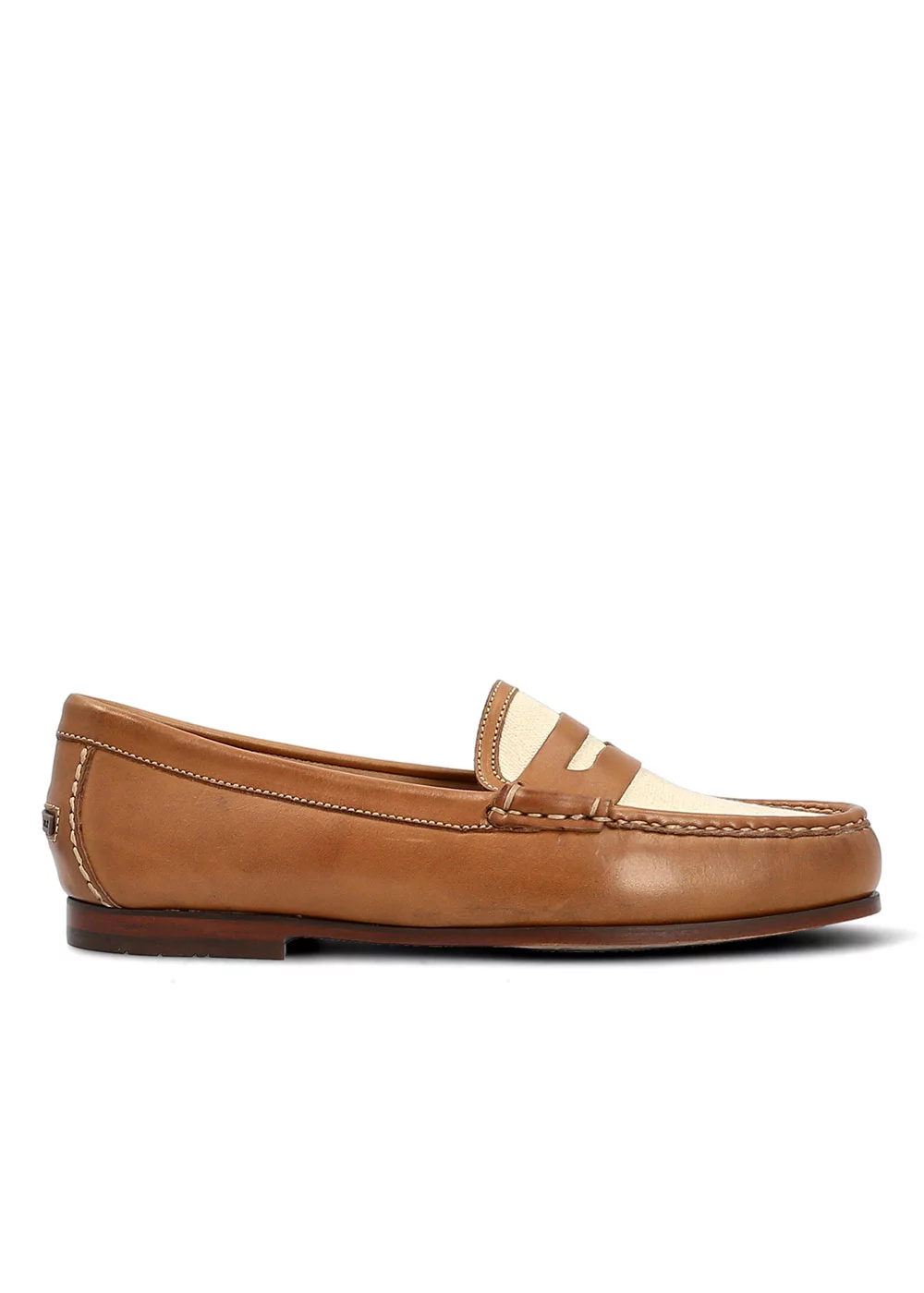 MOCASSIN CAR MOC III CANVAS ECRU