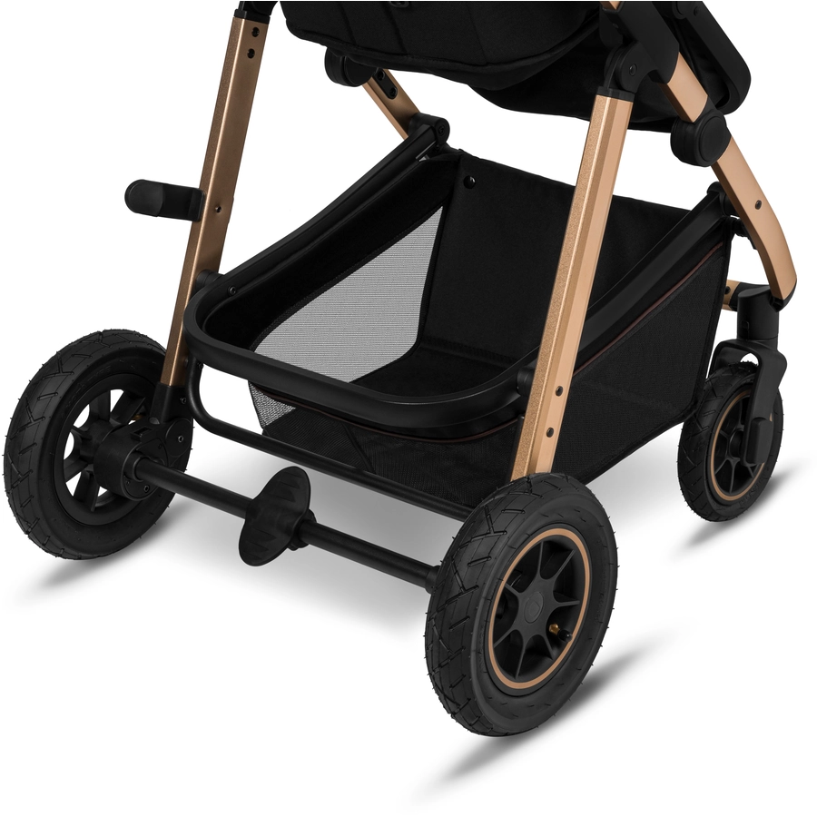lionelo Kombikinderwagen Amber 2 in 1 Black Onyx