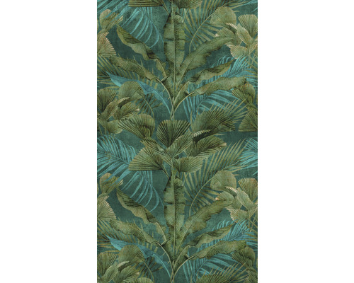 Vliesbehang 39185-1 The Wall II Jungle groenblauw 3-delige set 159 x 280 cm