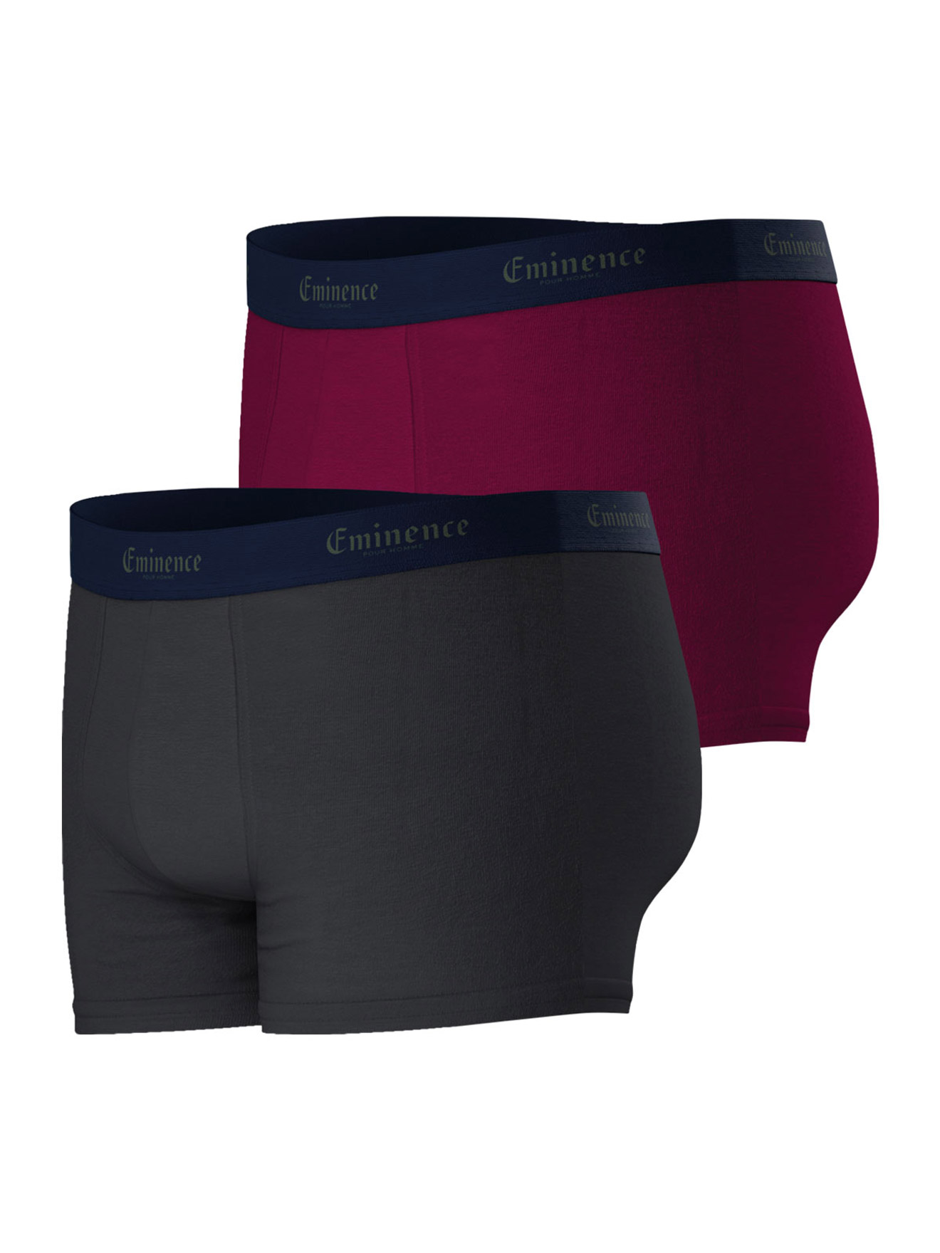 Lot de 2 boxers coton stretch