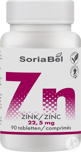Soria Natural Zinc 22,5mg Bio-Actif 90 Comprimés