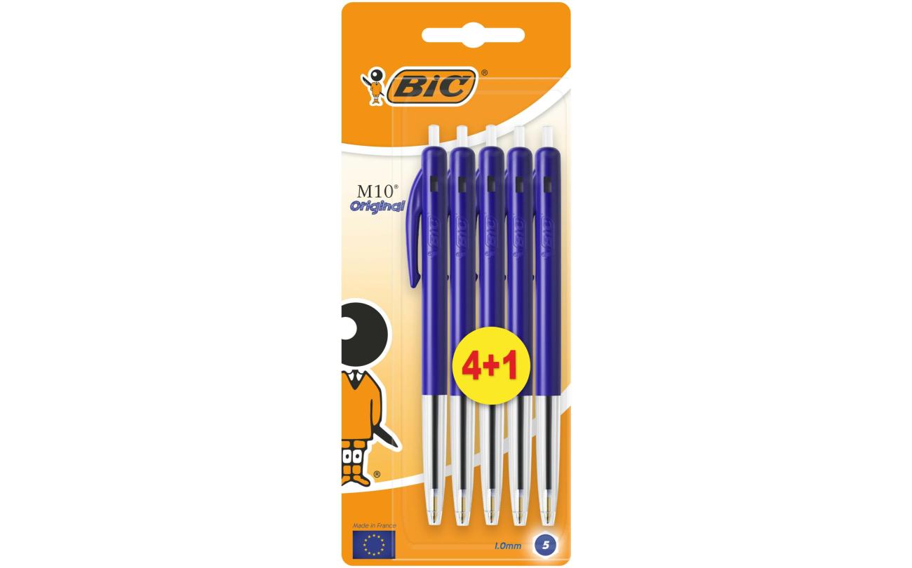 Bic M10 blauw 4+1 GRATIS