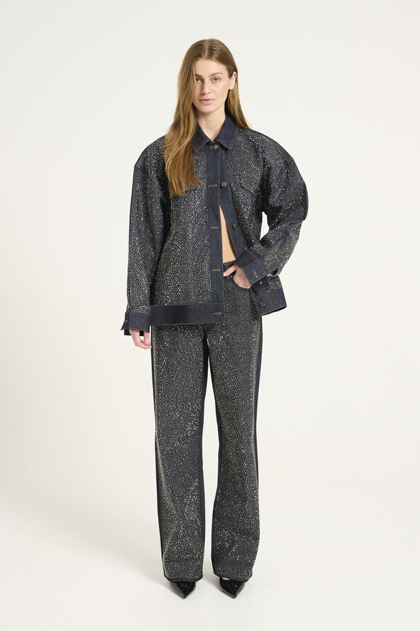Gestuz GZzorah LS jacket Dark blue unwashed