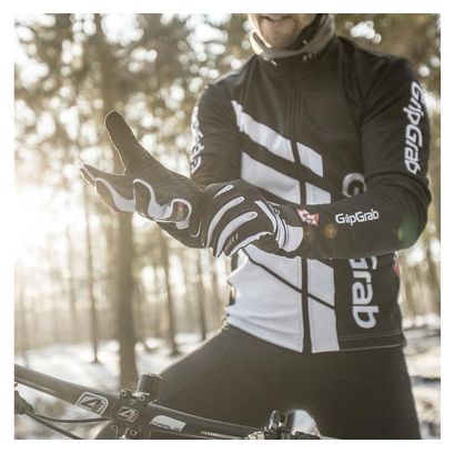 Gants Longs GRIPGRAB Raptor Noir Blanc