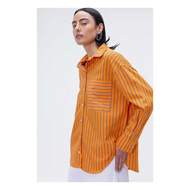 Our Sister Chemise Brother Rayures | Orange