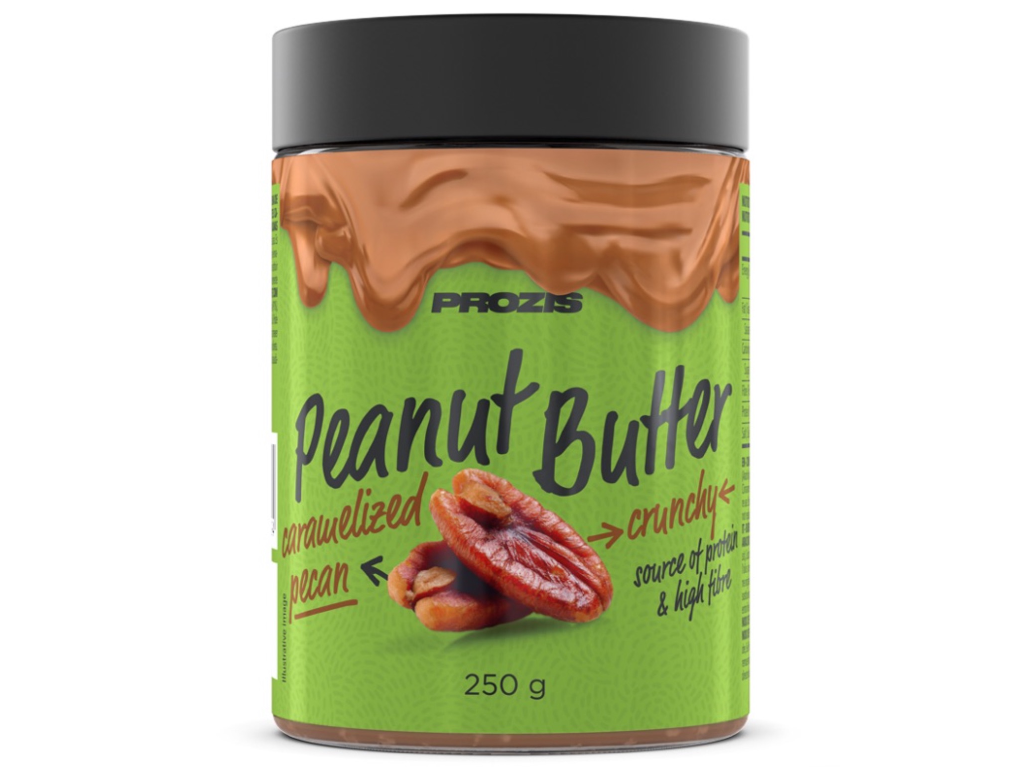MANTEIGA DE AMENDOIM PROZIS NOZES-PECÃ CARAMELIZADAS 250G