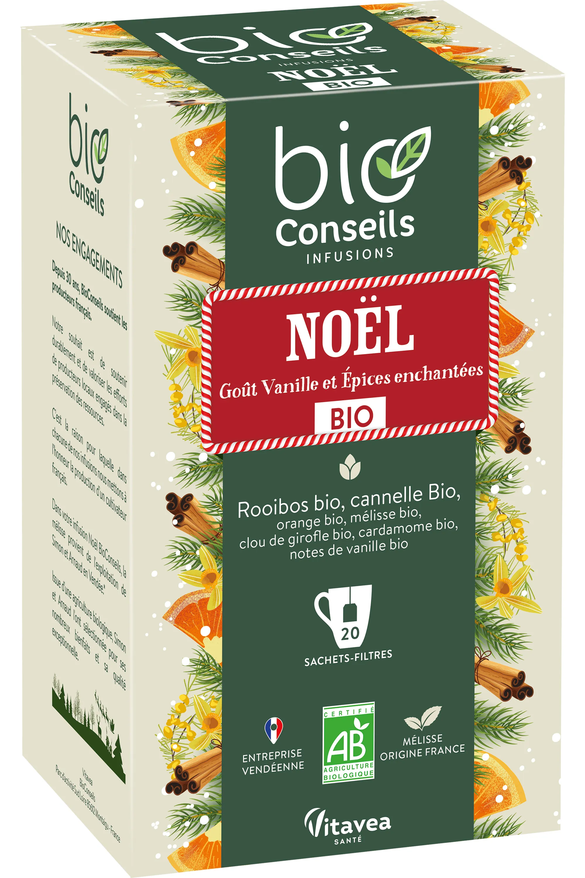 BIO CONSEILS Infusion de Noël Bio
