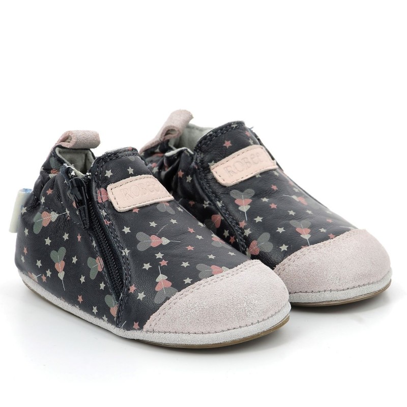 Robeez Robeez Mini Shoez Festive Hearts Marine