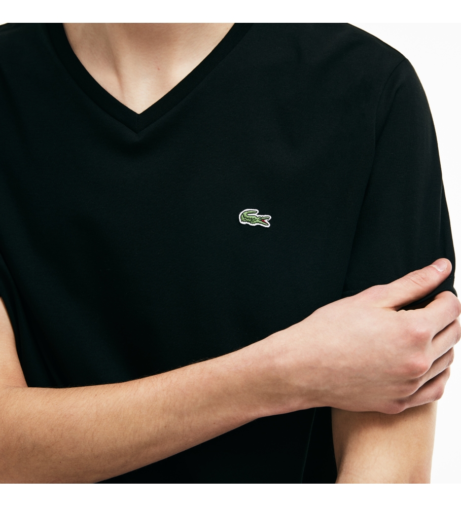 Camiseta Lacoste Pima preta
