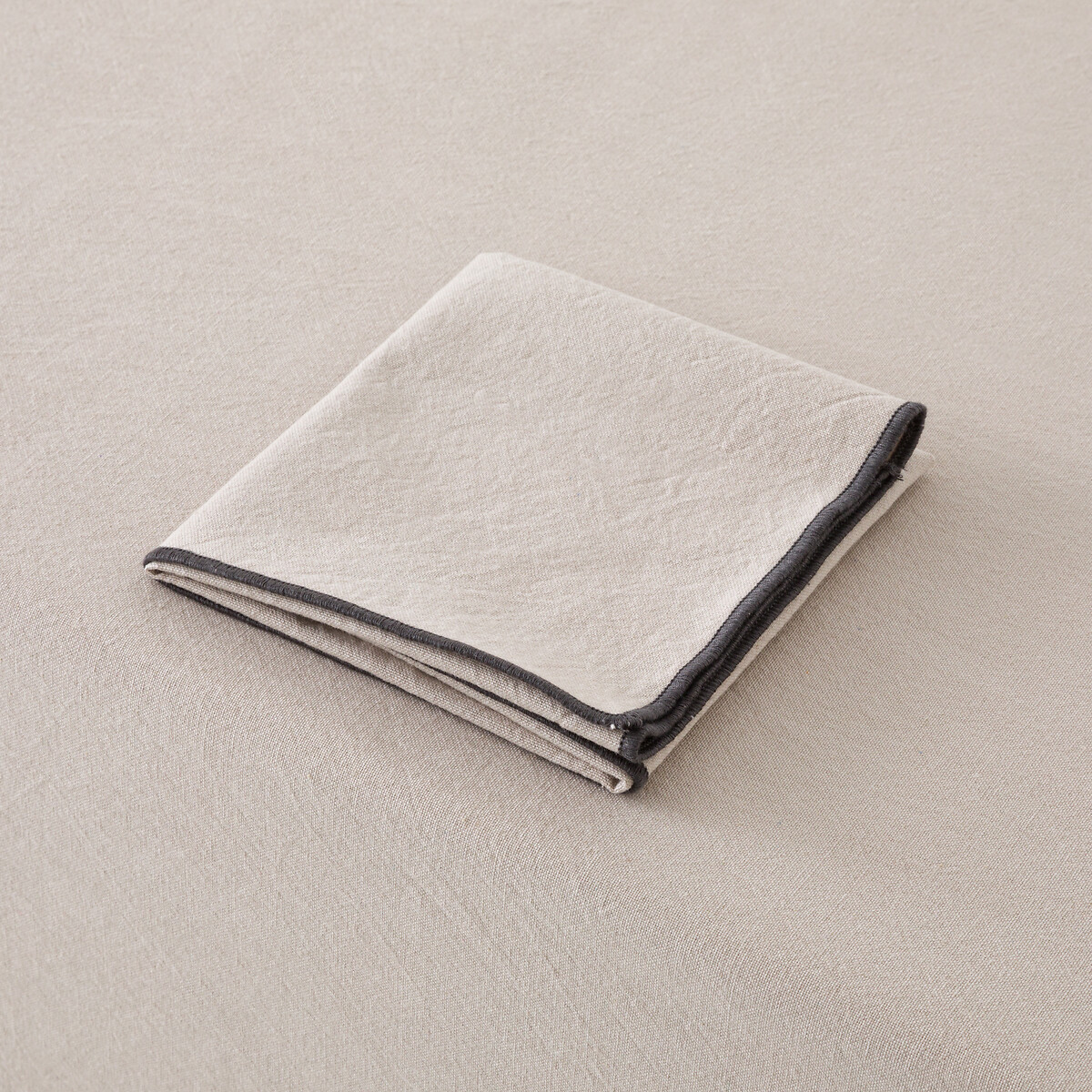 LA REDOUTE INTERIEURS<br>Toalha de mesa de algodão lavado, Tampa