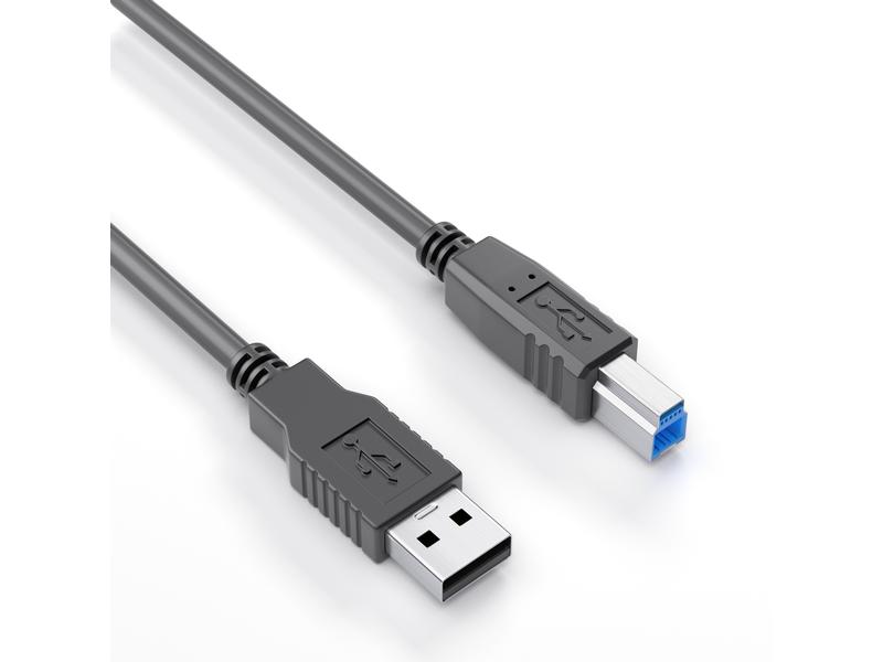 PureLink USB 3.0-Kabel DS3000 aktiv USB A - USB B 10 m Premium Aktives USB 3.2 USB-A / USB-B Kabel – 10.00m