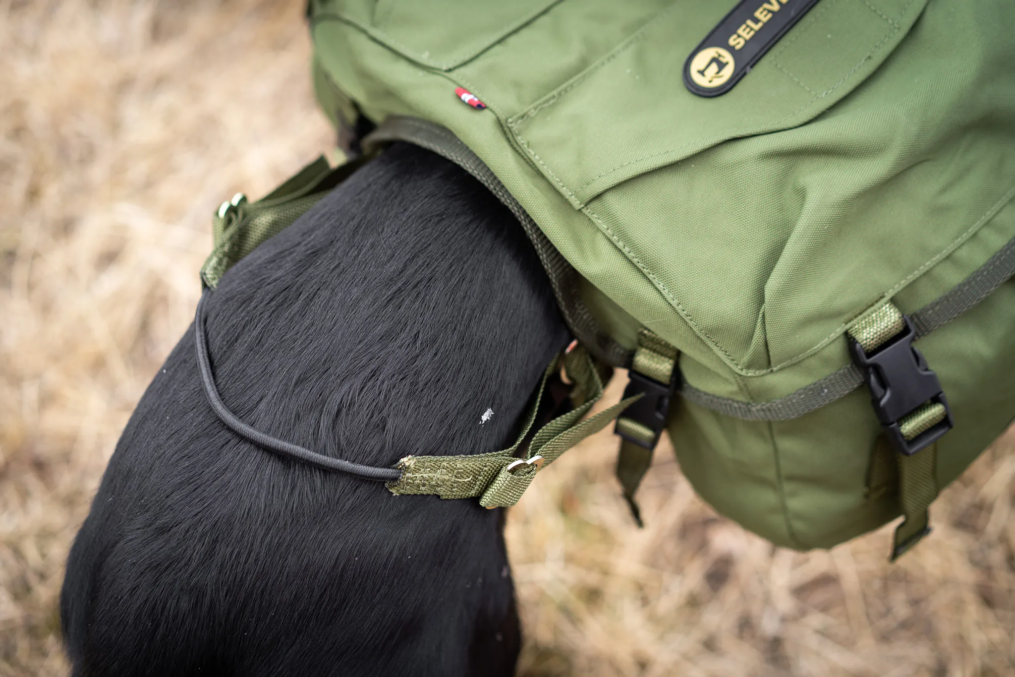 Seleverkstedet Togo hundekløv Grønn/brun XS