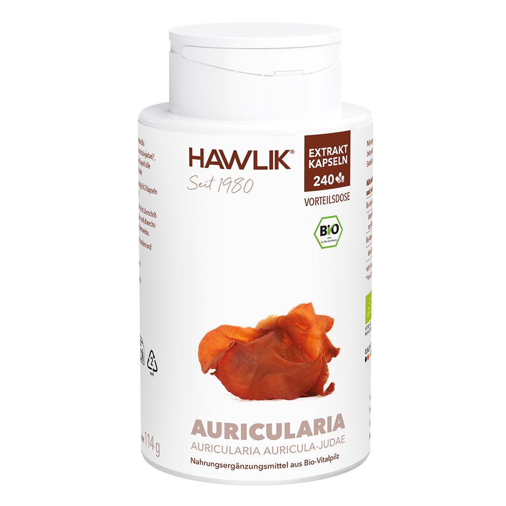 HAWLIK Auricularia Extrakt<br>240 Stück, Kapsel