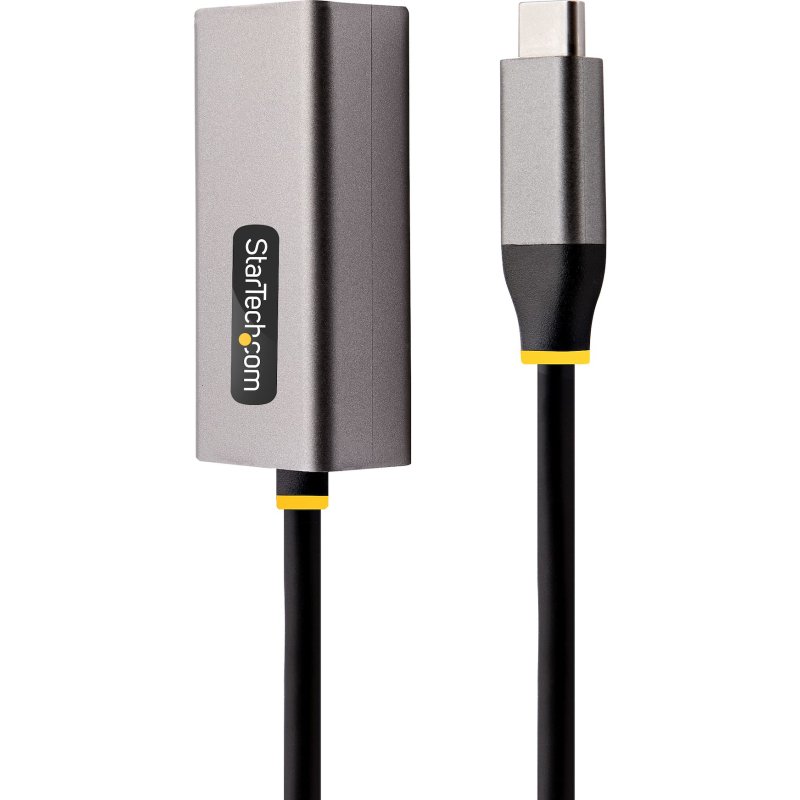 StarTech.com Adaptateur USB-C vers Ethernet, Adaptateur Réseau USB 3.0 vers Gigabit Ethernet - 10/100/1000 Mbps, Adaptateur Ethernet USB-C vers RJ45 (GbE), Câble de Connexion de 30,4cm, Installation Sans Pilote