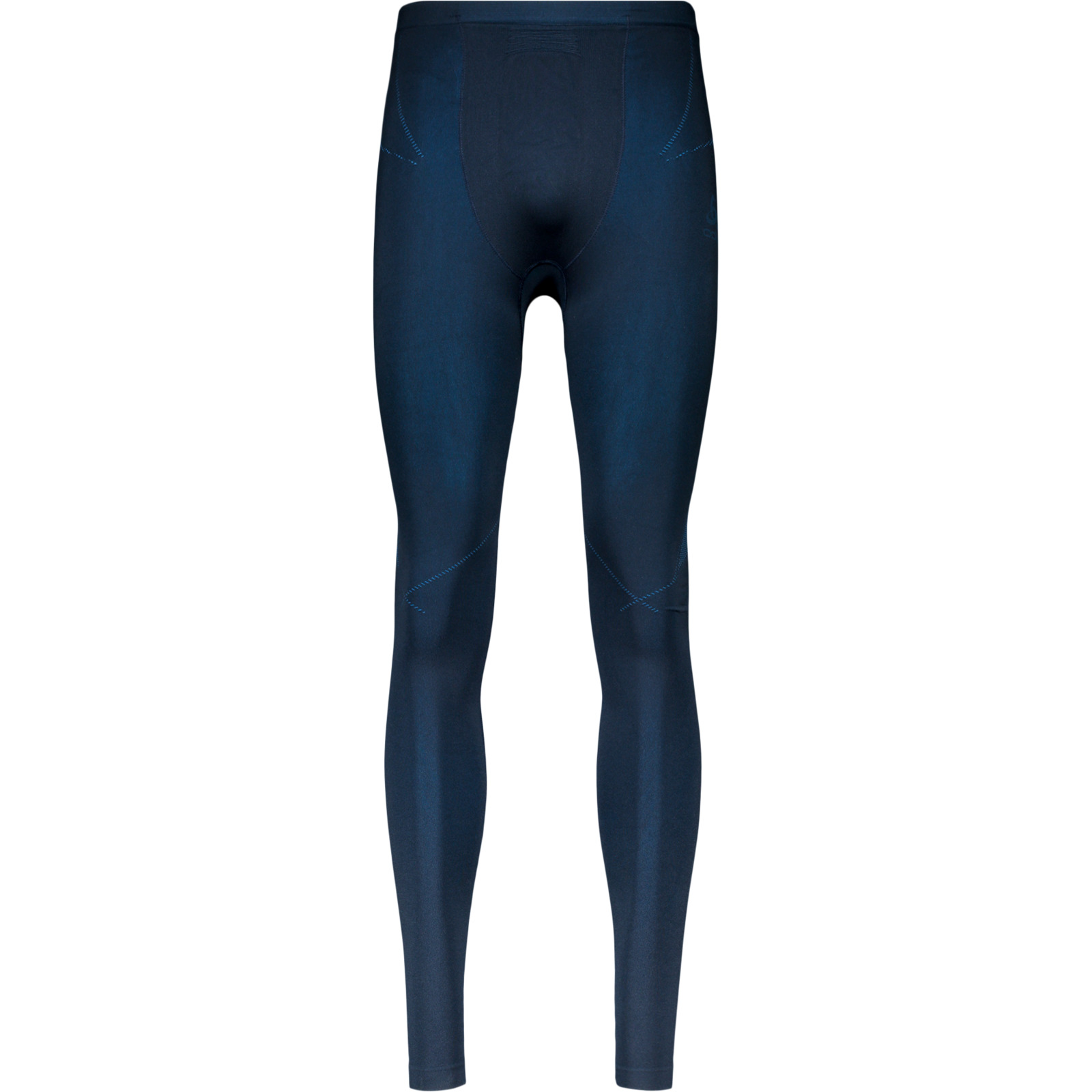 Odlo Herren-Baselayer-Tights Performance Evolution Warm L, dunkelblau