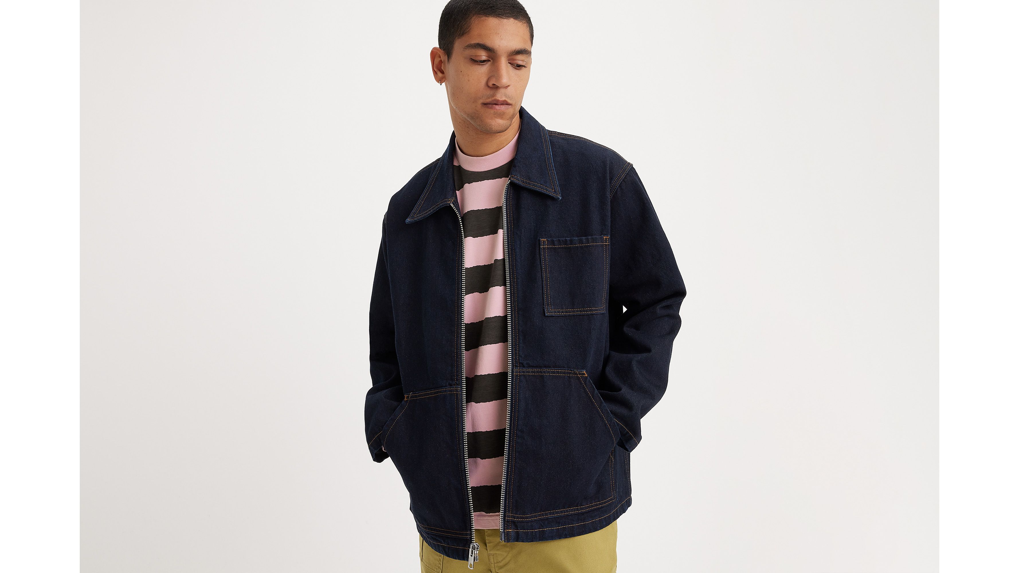 Veste Garage Levi's® Skateboarding - Garage Jacket Rinse - Bleu
