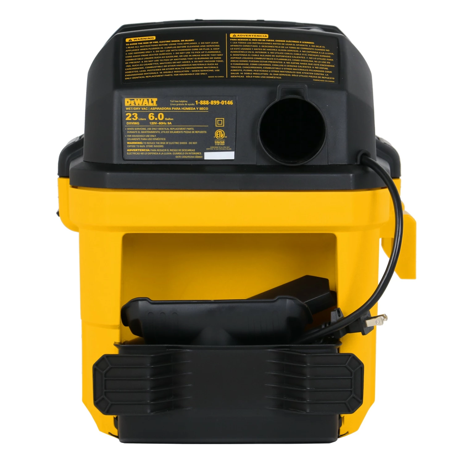 DeWALT DXV23G Nat-/Droogstofzuiger - 1100W - 23L