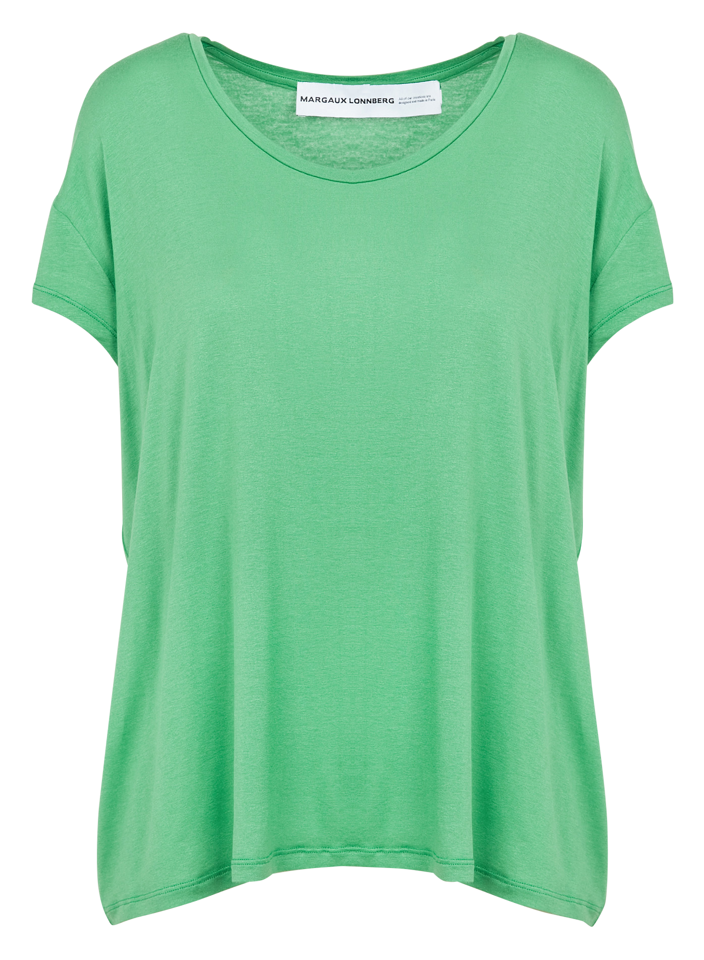 MARLOW - Tee-shirt col rond ample | Vert