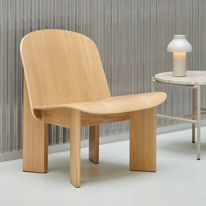 HAY - Chisel Lounge Chair, Eiche