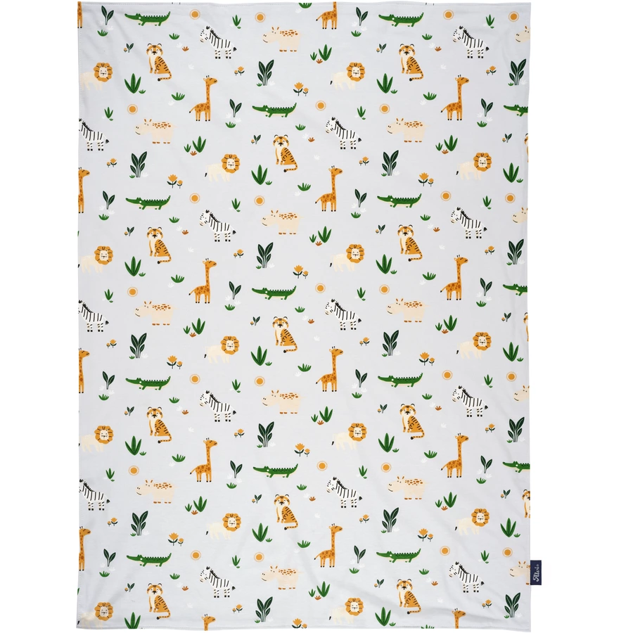 Alvi® Babydecke Jersey Safari 75 x 100 cm