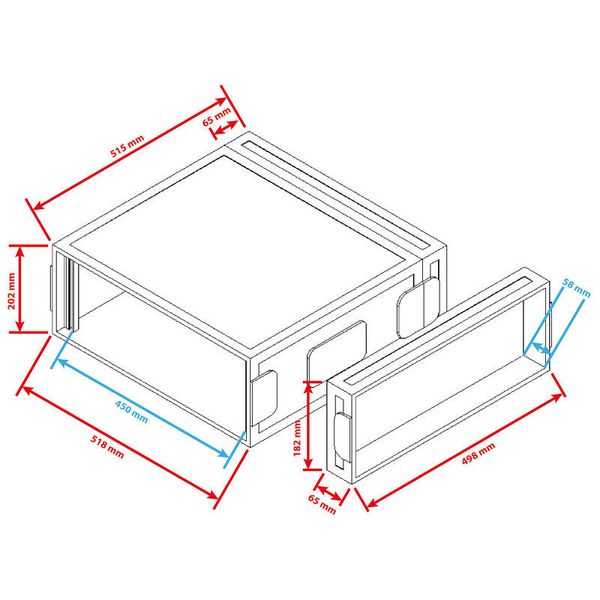 Flyht Pro Rack 4U Double Door